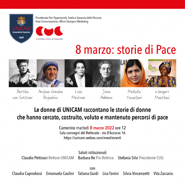 8 marzo: storie di Pace